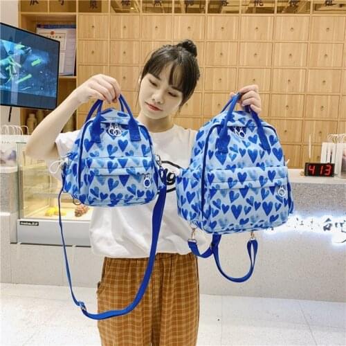 Japanese Nylon Mini Backpack 2021 New Fashion Womens Backpacks Small Fresh And Versatile Travel Shoulder Bags