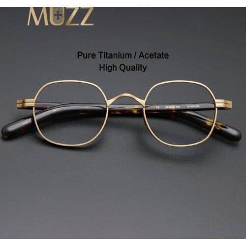 Men Titanium Glasses Frame Square Women Japan Luxury Prescription Myopia Optical Acetate Eyeglasses Vintage Small Japan Eyewear