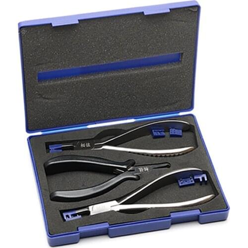 Stainless Steel Eyeglasses Plier Set Professional Rimless Disassembly Frames Optical Tools Kit For Repair Glasses Frames