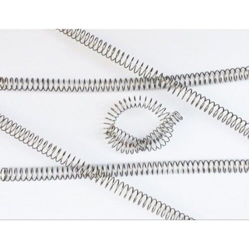 2pcs 0.5mm wire diameter 1000mm length spring stainless steel compression pressure spring 2.5,3,3.5,4,5,6,7,8mm Outside Diameter