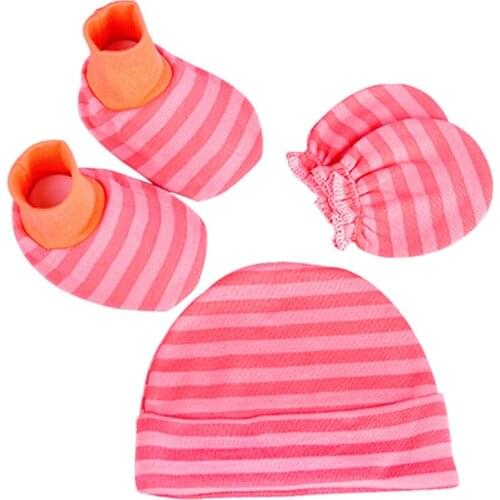 Redkite Baby Cap Set With Booties Mittens Infant Cute Cotton