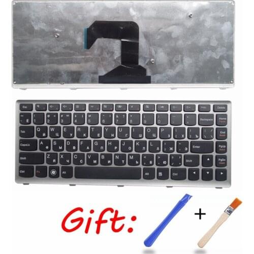 RU Gray border New Russian laptop keyboard FOR Lenovo U410 U410-ITH IFI