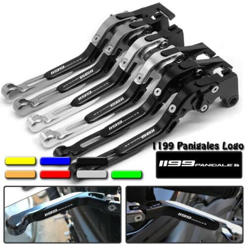 CNC Brake Handle Bar Lever Extendable Folding Adjustable Brake Clutch Levers For DUCATI 1199 Panigale 2012-2015 2013