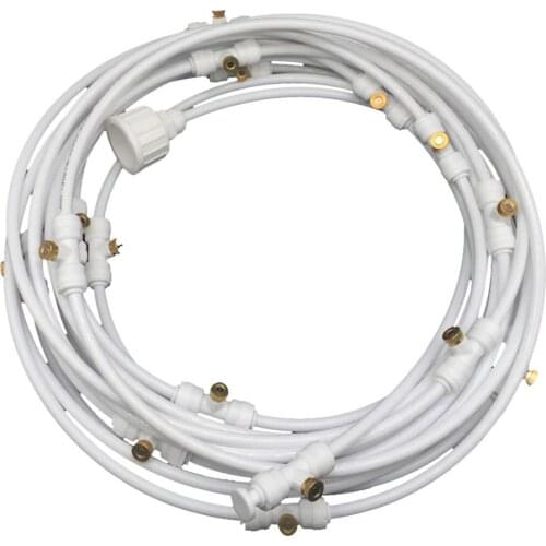 9M/12M/15M/18M DIY Atomization System Watering Irrigation System Kit Atomizing Spray Cooling Water Fog Sprayer System