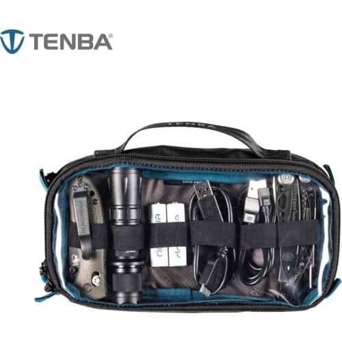 TENBAR Accessories Package Cable Storage Bag Battery Data Cable Arrangement Package Photographic Digital Camera Accessories Pack