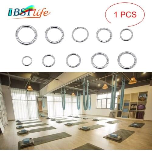 304 Stainless Steel Solid Round O Ring Hammock Yoga Hanging Rings Smooth Welded Precision Polished Marine Boat Accessories