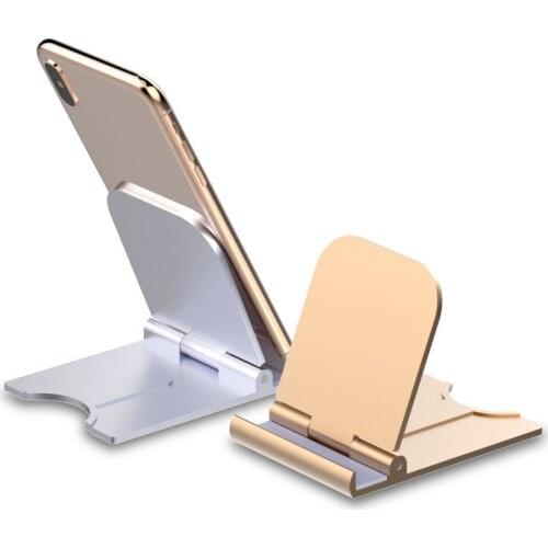 Universal Folding Cell Phone Holder Mini Portable Desktop Stand Table For iPhone X 11 Tablet Adjustable Desk Mobile Phone Holder