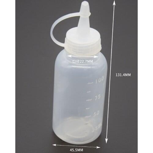 2021 New 10Pcs Plastic Squeeze Bottle Small Squirt Jet Sauce Condiment Ketchup Mayo Oil