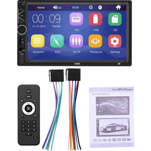 2Din 7inch Car Radio Autoradio Car Multimedia MP5/MP3 Player Bluetooth Fm Transmitter Usb Flash parking with rear view camera