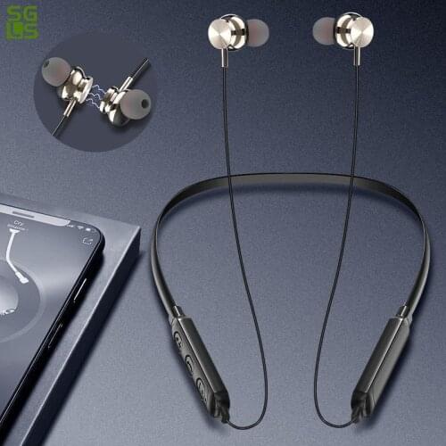 Bluetooth V5.0 Wireless Stereo Earphone Sports Neckband Earphone IPX5 Waterproof For IPhone Xiaomi Huawei Honor Samsung Redmi
