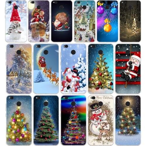 97SD New Year Snowman Colorful Merry Christmas Soft Silicone Tpu Cover phone Case for xiaomi redmi 4A 4X note 4 4x mi A1 A2 lite