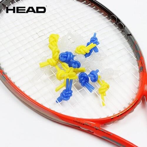 HEAD 10pcs/Lot Tennis Racket Vibration Dampener Tennis Damper Shock Absorber Knots For Tennis Training