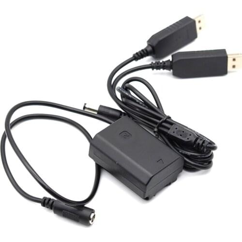 NP-FZ100 Dummy Battery Full Decoding Battery with 5V 2A USB Cable for SONY NEX F3 5R 5T 3N