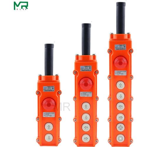 COB-61A COB-62A COB-63A COB-64A English version Rain proof crane control switch lifting button electric hoist operating
