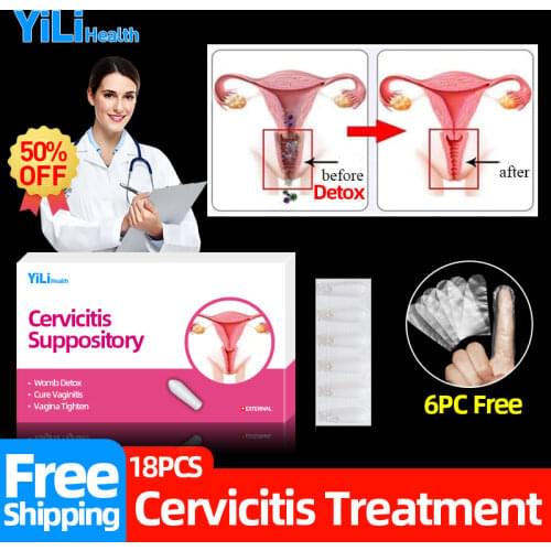 Cervicitis Treatment Vaginal Supository Melts Women Gynecological Womb Vaginitis Treat Vagina Tighten Perle Vaginale Detox
