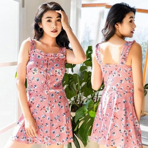 2021 New Fashion Printed Womens Swimsuit Sexy Cover Meat Slim High Waist One-piece Swimsuit Swimsuit