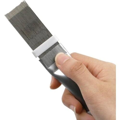 New Air Conditioner Coil Cleaner Fin Repair Tool Coil Comb A/C HVAC Condenser Radiator Universal Folding Brush Cleaning Tool