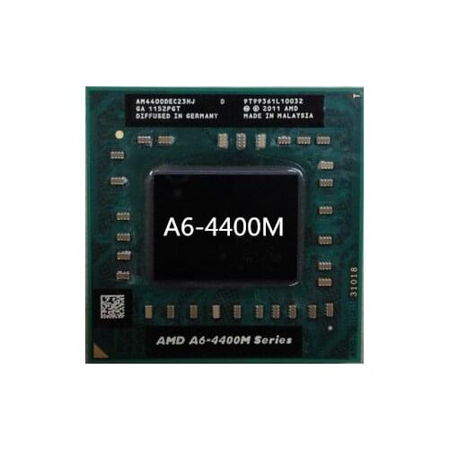 Original AMD Dual Core A6-4400M 2.7Ghz A6 4400M AM4400DEC23HJ A6-Series notebook CPU PROCESSOR best quality processor