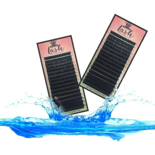 Super Cheaper Faux matte black lash individual eyelash extension for professionals soft natural eyelash extension for wholesale