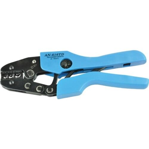 AN-616TD High Quality Hand Crimping Tools for non-insulated cable links and terminals 4-6,6-10,10-16mm2 12-6AWG Ratchet Crimper