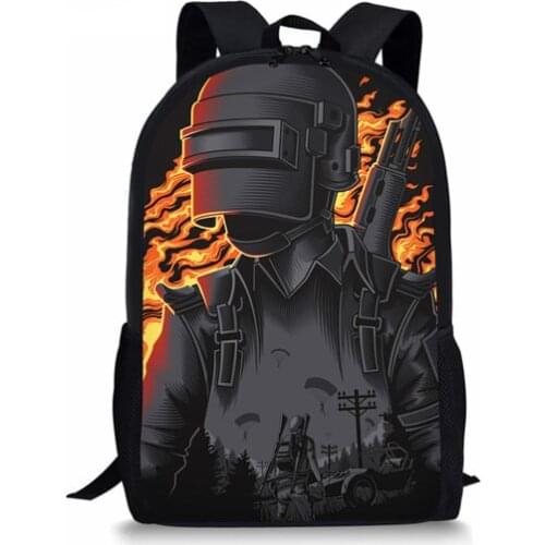 New Hot Game PUBG Printed Men Backpack Teenager Boys School Childrens Gifts Variety Wholesale Outdoor Travel Book Bags