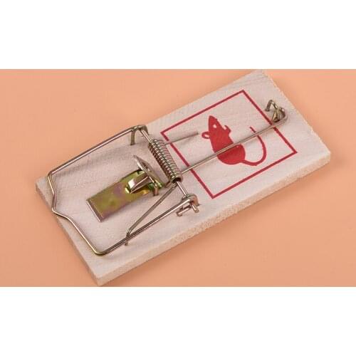 Traditional Wooden Mouse Traps Classic Mice Rat Pet Rodent Control Catch Trap