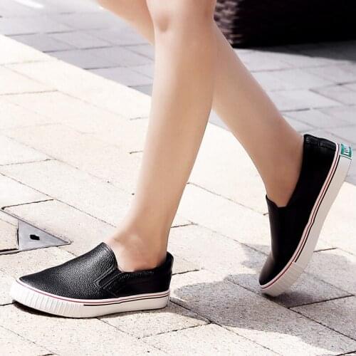 New Womens Shoes Fashion Ladies Lightweight Loafers Elastic Sleeves Women Flat Comfortable Casual Shoes Chaussures Femme U15-96