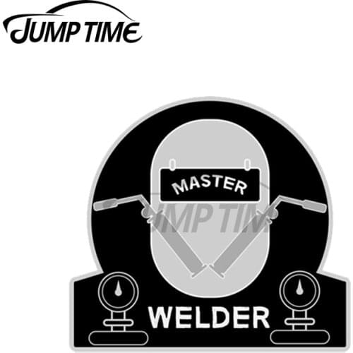 Jump Time 13 x 10.8cm For Best Welder Master Welder Vinyl Car Sticker Custom Printing Laptop Windshield Occlusion Scratch Decals