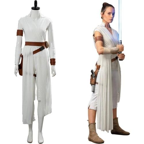 Star Cosplay 9 The Rise Of Skywalker Rey Cosplay Costume Halloween Costumes Adult Jedi Rey Costume Outfit Clothes