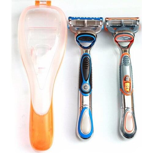 1 PC Portable Blue Travel Portable Mens Razor Blades Holder Box Shaver Holder Box Case High Quality