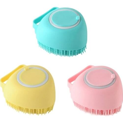 1Pcs Pet Accessories Cat Bathing Massage Gloves Brush Bathroom Puppy Size Soft Safety Silicone Pet Supplies