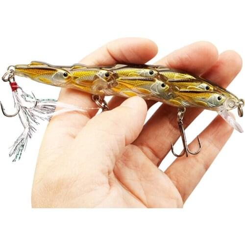 100% Original New Fishing Lure Wobbler Relax Perch Trout Making Feather topwater Accessories Artificial Hard Bait Bass Minnow