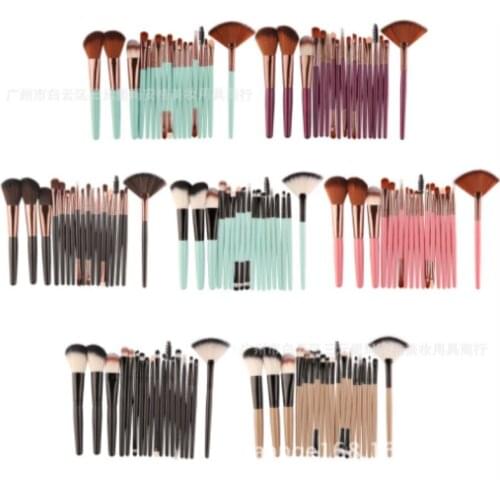 18Pcs/pack Makeup Brushes Tool Set Cosmetic Power Eye Shadow Foundation Blush Blending Beauty Maquiagem New / by dhl 50sets