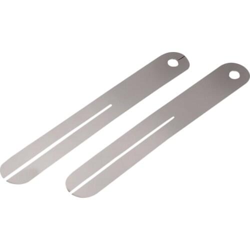 2pcs Fret Puller Fretboard Fingerboard Fret Repair Tool Protector Steel Plate For Electric Guitar And Bass