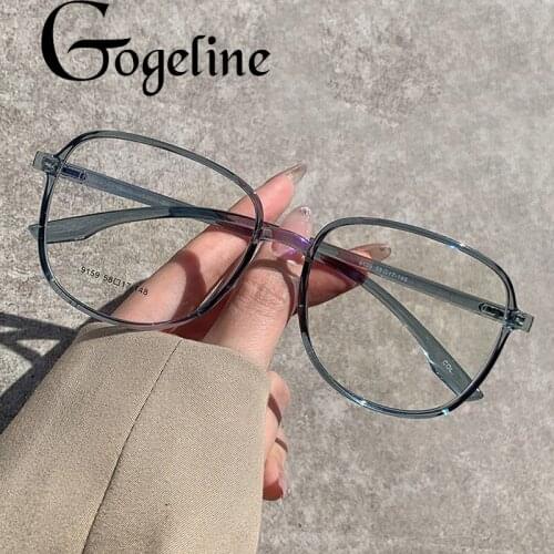 2020 Anti Blue Light Blocking Glasses Women Square Computer Blue Blocking Gaming Big Size Men Optical Eyeglasses Frame