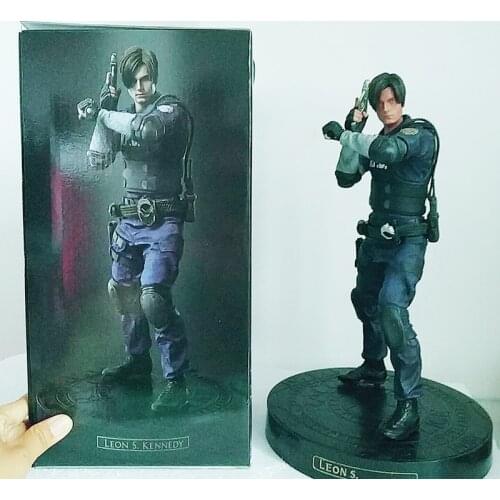 30cm Game Character Leon Scott Kennedy PVC Action Figure Model Toys Doll For Gift