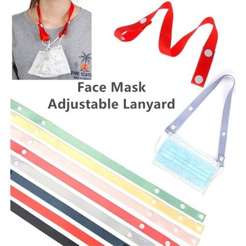 5Pcs Mask Lanyard Adjustable Mask Hanging Rope Mask Holder Ear Holder Rope Hang On Neck String