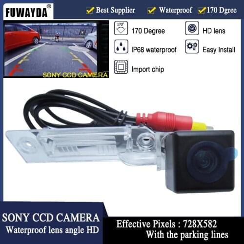 FUWAYDA FOR SONY CCD CHIP CAR REAR VIEW REVERSE CAMERA FOR VW GOLF PASSAT TOURAN CADDY SUPERB /T5 TRANSPORTER/MULTIVAN T5