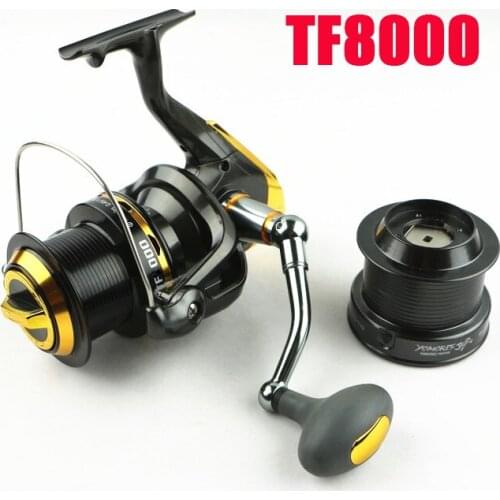 Free Shipping Top quality Big game 8000 series spinning 12+1 BB fishing reel.4.7:1 .TF8000