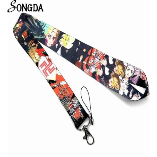 Anime Tokyo Revengers Lanyard Neck Hanging Straps Keychains Holder Key Rings ID Card Badge Keycord Accessories For Unisex Gifts