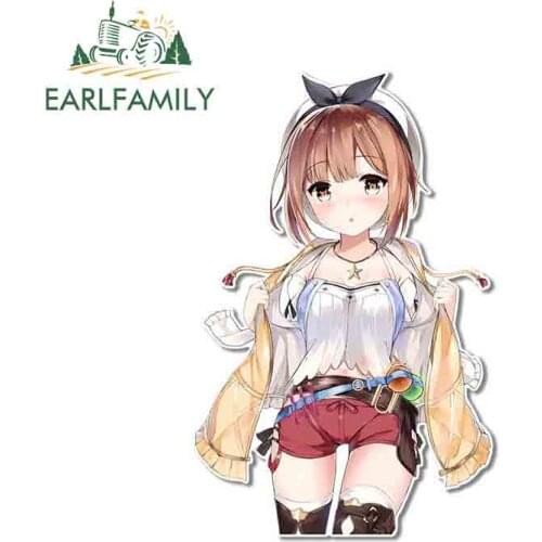 EARLFAMILY 13cm x 8.7cm for Fuyuki030 Reisalin Stout Atelier Vinyl Car Sticker Motorcycle Car Bumper Window Fashion Decals