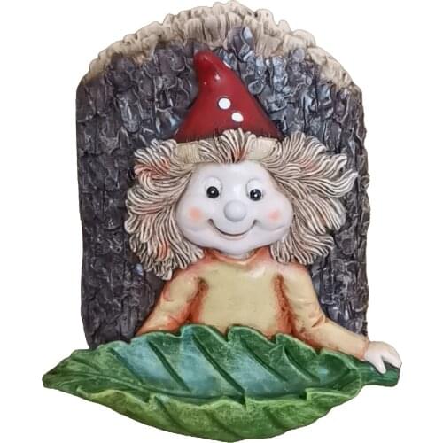 Girl Figure Miniature Sculpture Landscape Decor Ornament Creative Props