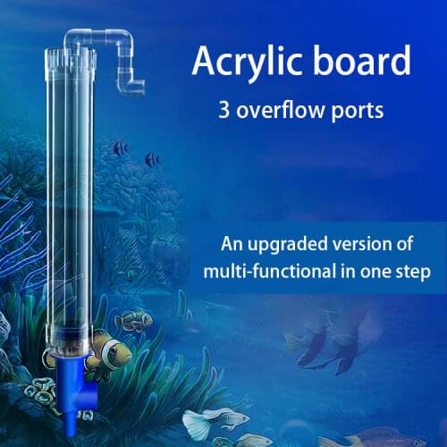 Fish tank aquarium inlet and outlet pipe fittings .Sea water coral fish tank upper and lower water joint pipe fittings