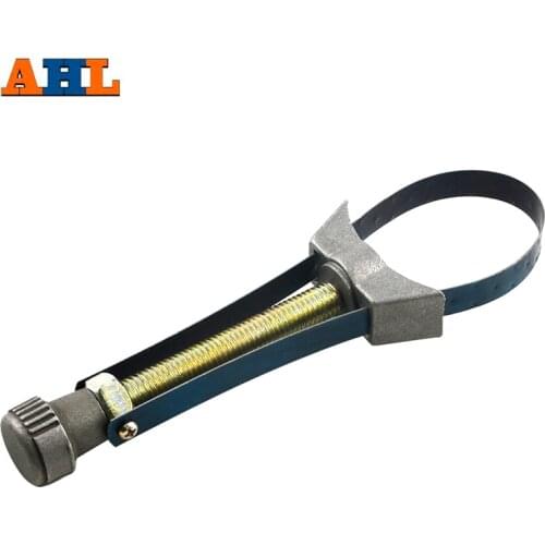 Car Auto Oil Filter Removal Tool Cap Spanner Strap Wrench 60mm To 120mm Diameter Adjustable for Honda Yamaha Suzuki Repair Tool