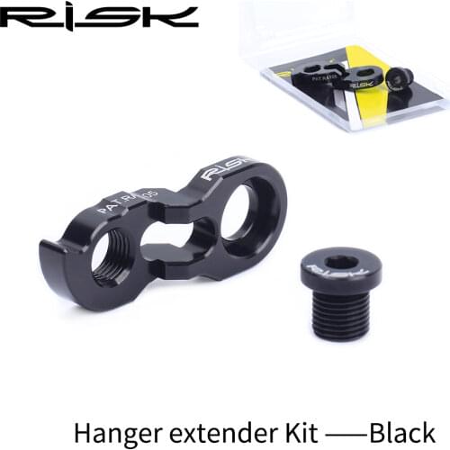 RISK Rear Derailleur Hanger Extender Kit Bike Tail Hook Extension Aluminum Cycling Derailleur Adapter Bicycle Parts 40T 42T 46T