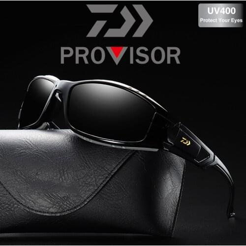 2020 Daiwa Mens Outdoor Anti-UV Fishing Sunglasses Polarized, Dust-proof, Sand-proof Goggles for Cycling