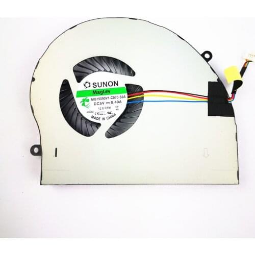 New original CPU GPU cooling Fan cooler For Dell Alienware 17 R4 R5 P31E Fan Radiator MG75090V1-C060-S9A MG75090V1-C070-S9A