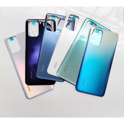 10 pcs/lot Original For Xiaomi Redmi Note 10 Plastic Rear Battery Door RedMi Note 10S Replacement Back Housing Cover Case
