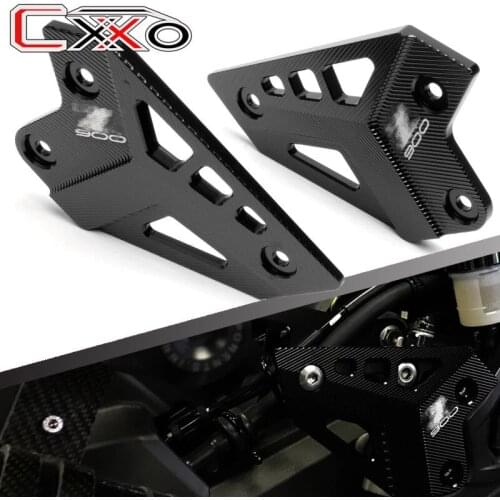 For Kawasaki Z900 z 900 2017 2018 2019 2020 Motorcycle Foot Peg Footrest Rear set Heel Plates Guard Protector