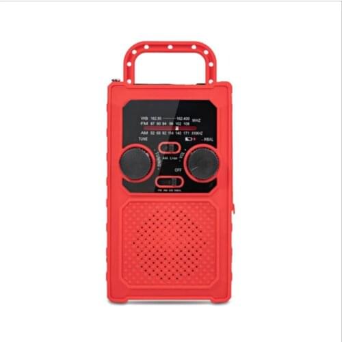 JABS Solar Dynamo Crank Radio, AM/FM Crank Radio Rechargeable Dynamo Radio Portable Multifunction Emergency Radio